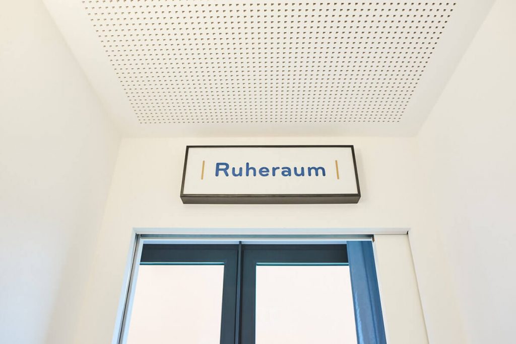 Zugang zum Ruheraum der Schmerzwerkstatt München